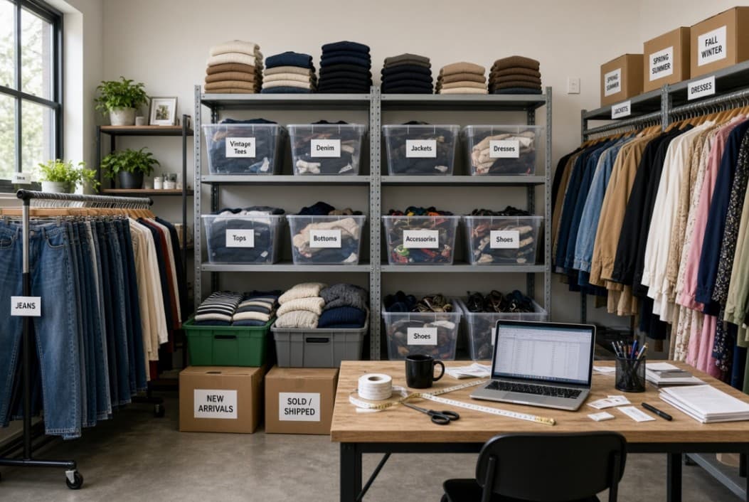 How to Organize Thrift Inventory as a Reseller in Nigeria