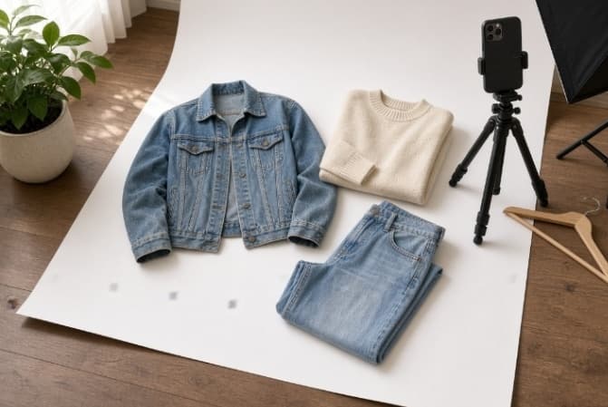 How to Take Good Photos of Thrift Clothes for Faster Sales