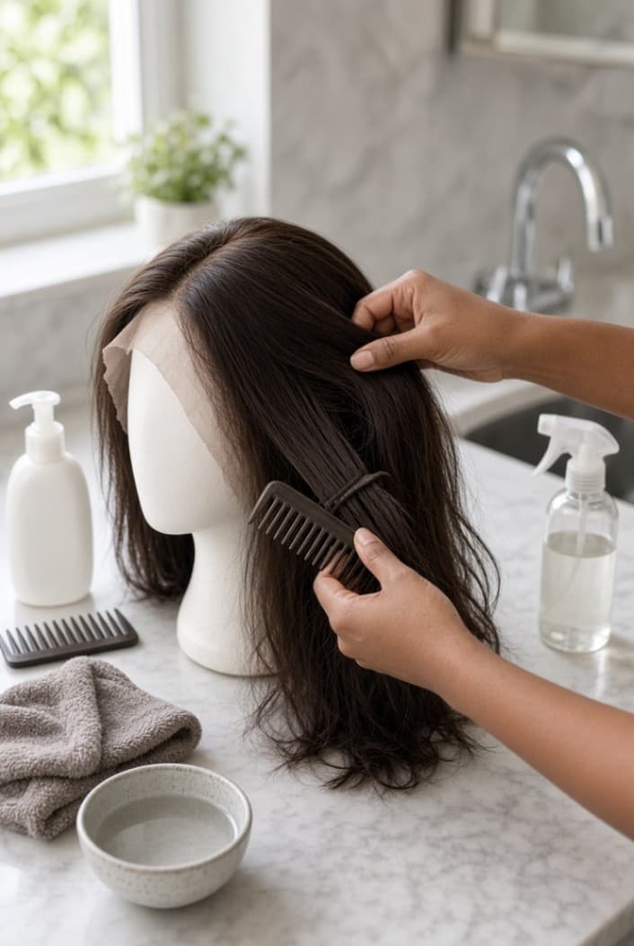 How to Care for a Secondhand Wig Before Wearing It