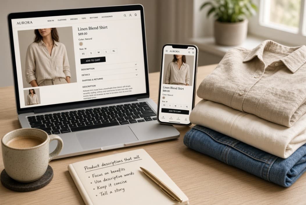 How to Write Product Descriptions That Actually Sell Clothes